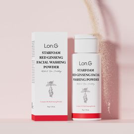 Lon.G Starfoam Red Ginseng Facial Washing Powder 50g Enzyme Gentle Exfoliating Cleanser _ Made in Korea